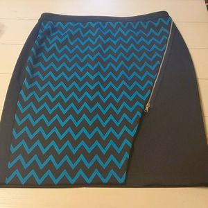 Chevron Pencil Skirt